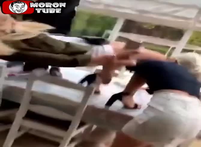 Video :She attempts to dance on the table while intoxicated